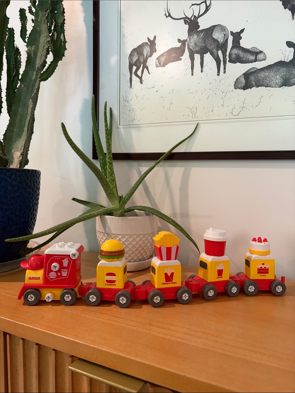 Burger + Fries McDonald’s-style Toy Train